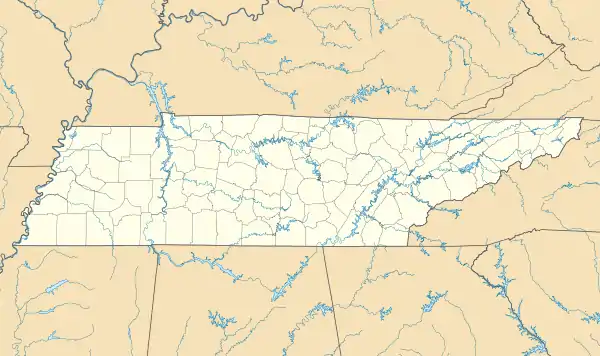 Whiteside, Tennessee is located in Tennessee