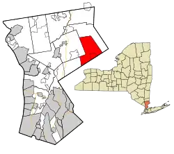 Location of Pound Ridge, New York