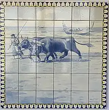 "Working on the Beach", at National Museum of the Azulejo.